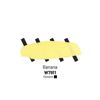 W7911 Banana - Acrylic Ink - KAMENSKAYA
