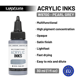 W9700 Pearl grey - Acrylic Ink - KAMENSKAYA
